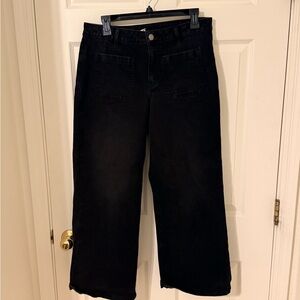 Westbound Black Flare Jeans 12 Petite Short